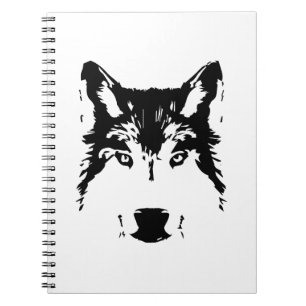 Wolf head notebook