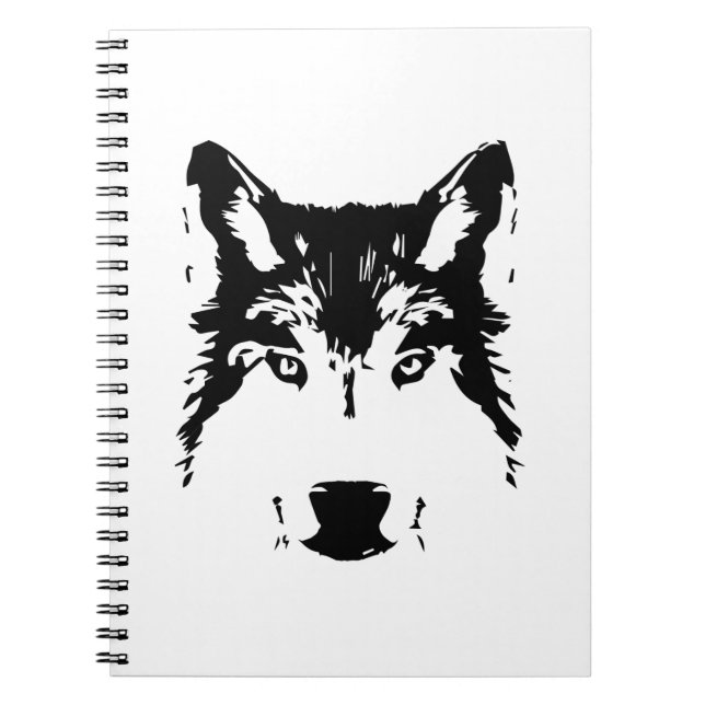 Wolf head notebook (Front)