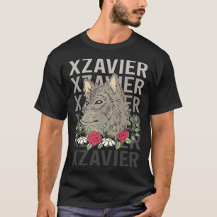 Wolf Head - Xzavier Name T-Shirt