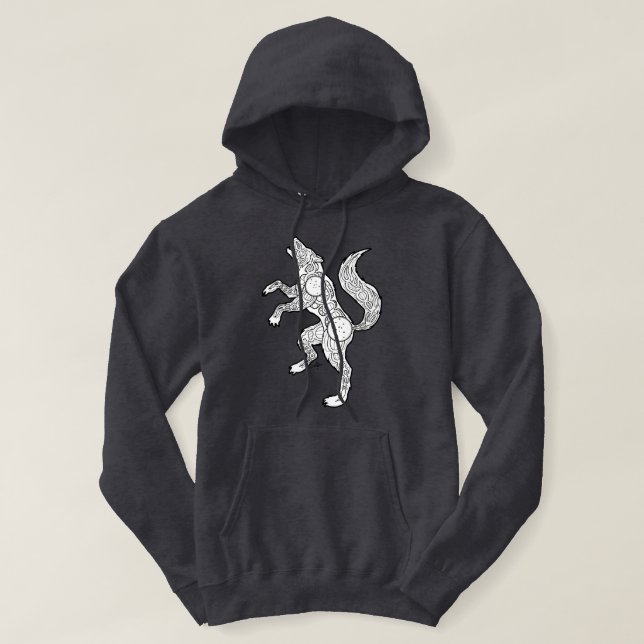 Wolf Heraldry Hoodie (Design Front)