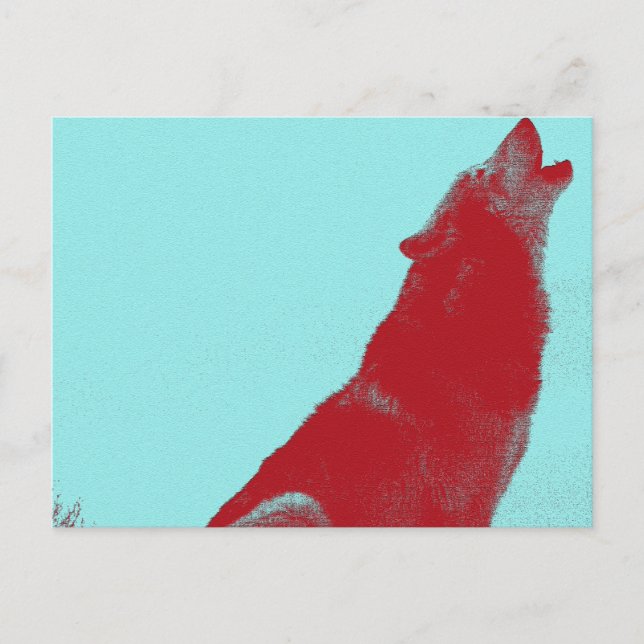 Wolf Howl Postcard (Front)