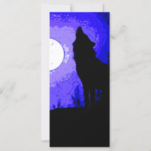 Wolf Howling at Moon