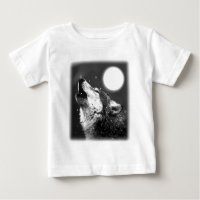 Wolf Howling at Moon