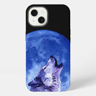 Wolf Howling at Moon iPhone 13 Case