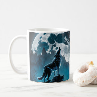 Wolf Howling Coffee Mug