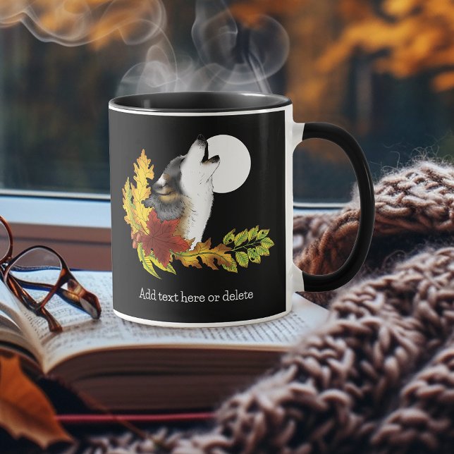 Wolf Howling Moom Mug (Creator Uploaded)