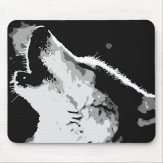 Wolf Howling Mouse Pad