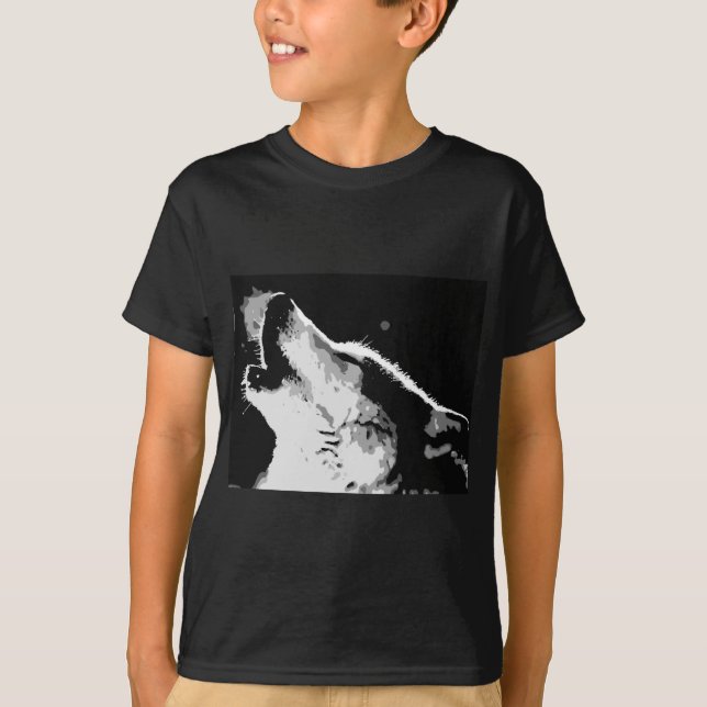Wolf Howling T-Shirt (Front)