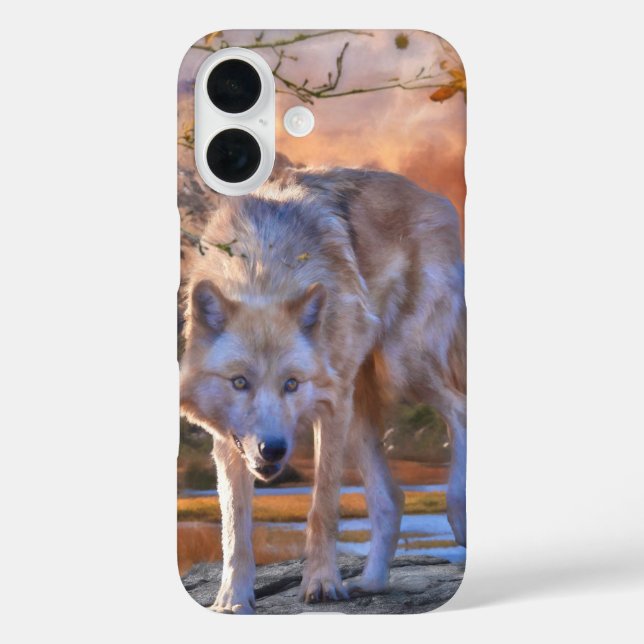 Wolf HUNTING GROUNDS Case-Mate iPhone Case (Back)