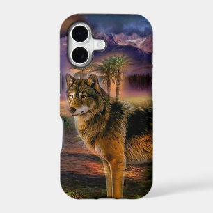 Wolf hunting in mountain
