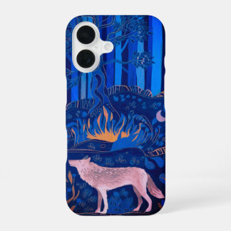 Wolf in a Mystical Forest iPhone 16 Case