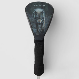 Wolf In Forest Golf Head Cover