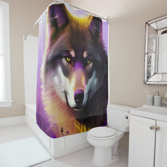 Wolf in Purple (In Situ)
