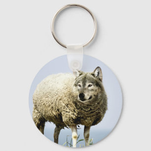 Wolf in Sheep Clothing Keychain