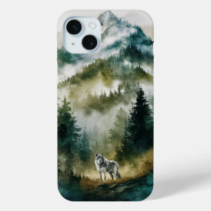 Wolf In The Forest iPhone 15 Mini Case