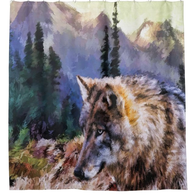 Wolf in the mountains (Front)