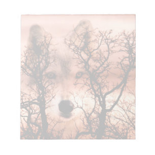 Wolf in the sky notepad