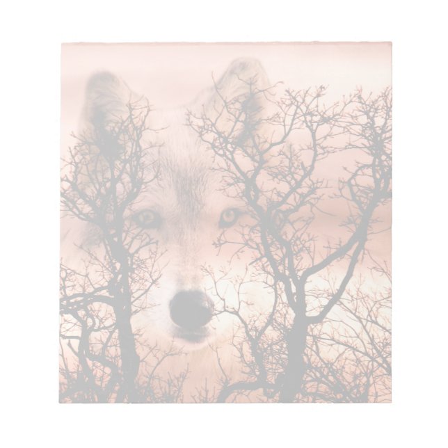 Wolf in the sky notepad (Front)