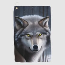 Wolf In Winter Forest
