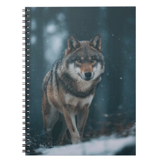 Wolf in Winter Notebook (Front)