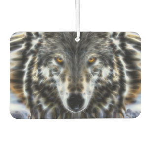 Wolf Inspirational graphic Portrait Air Freshener