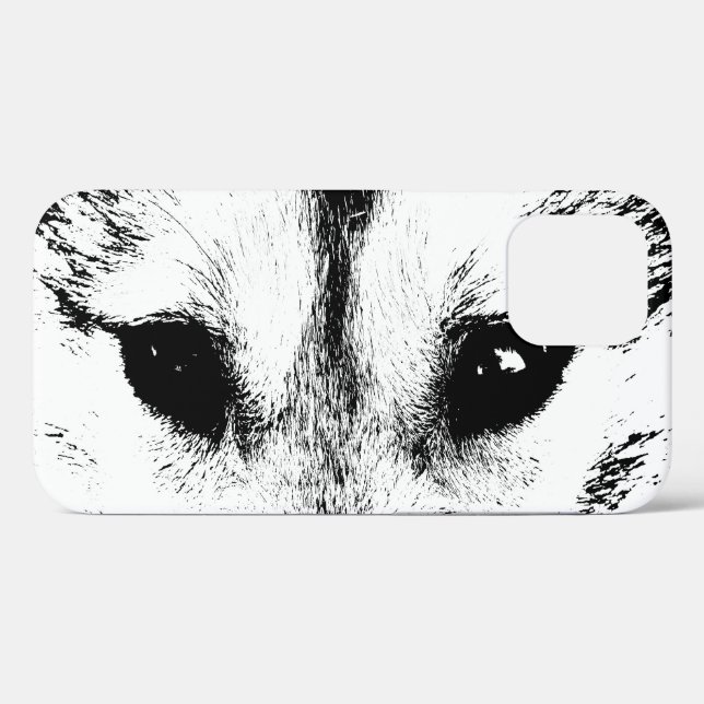Wolf iPhone 5 Case Wolf Pup Eyes Case Wolf Gifts (Back (Horizontal))