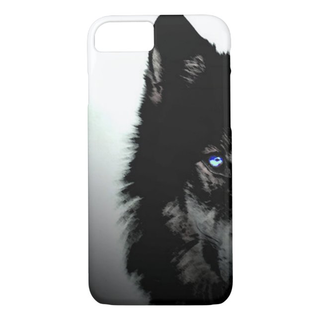 Wolf iPhone 7 case (Back)