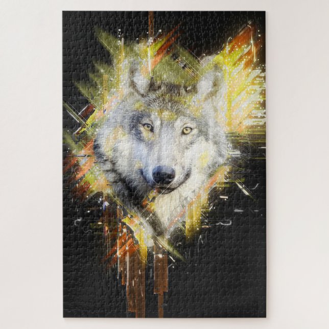 Wolf Jigsaw Puzzle (Vertical)