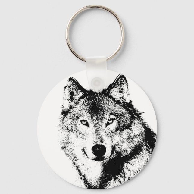 Wolf Keychain (Front)