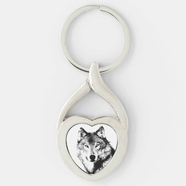 Wolf Keychain (Front)
