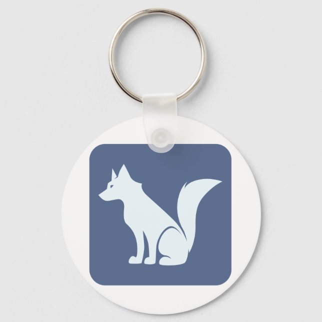 Wolf Keychain (Front)