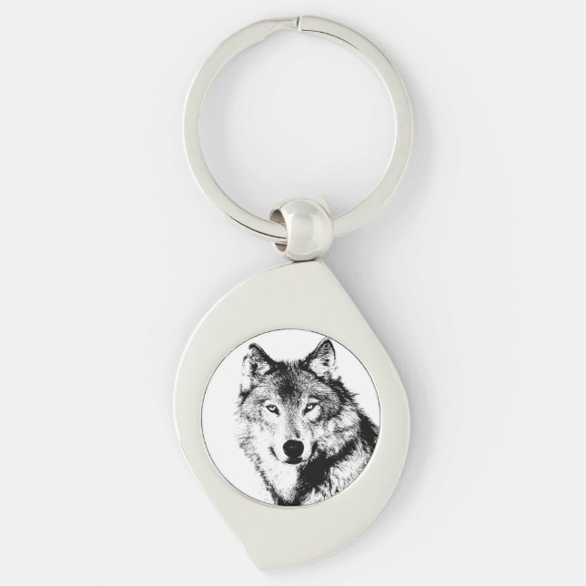 Wolf Keychain (Front)