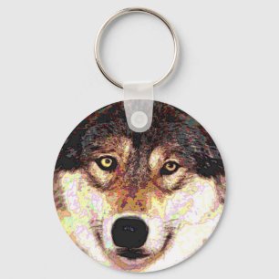 Wolf Keychain