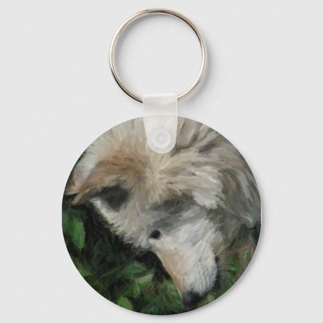 wolf keychain (Front)