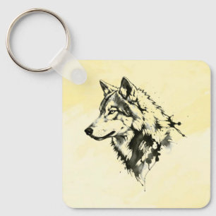 Wolf Keychain