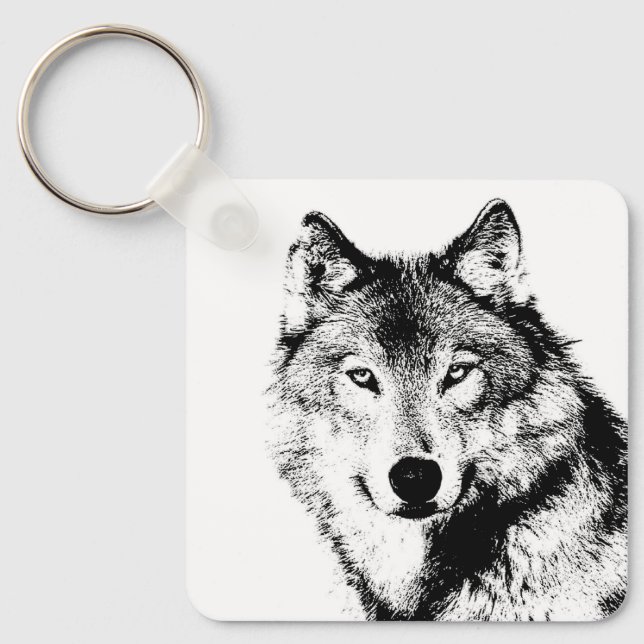 Wolf Keychain (Front)