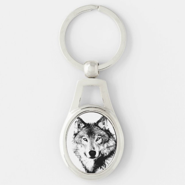 Wolf Keychain (Front)