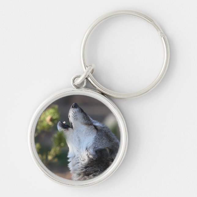 wolf keychain (Front)