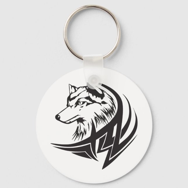 Wolf Keychain (Front)