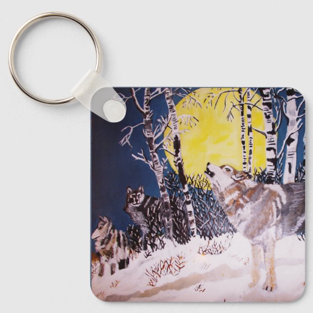 WOLF KEYCHAIN (Front)