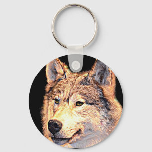 Wolf Keychain
