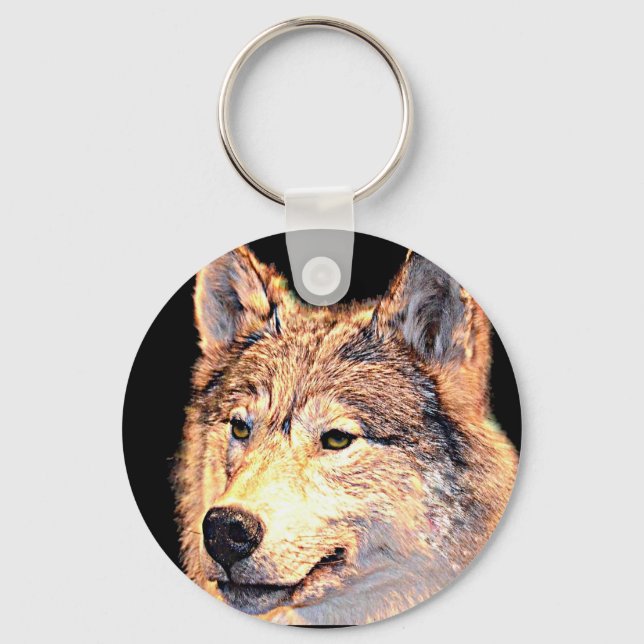 Wolf Keychain (Front)