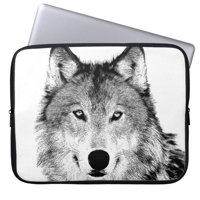 Wolf Laptop Sleeve (Front)