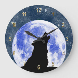 Wolf Large Clock