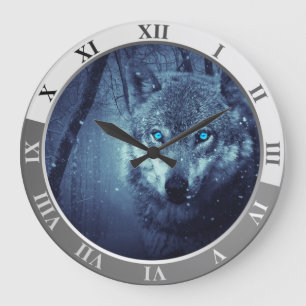 Wolf Large Clock