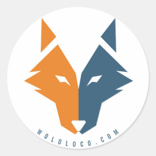 Wolf Loescher - Sticker rond
