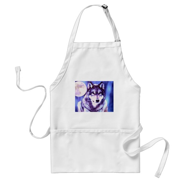 Wolf Look - Lonely Wolf Standard Apron (Front)