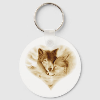Wolf Love Keychain