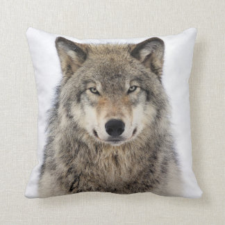 Wolf Love Throw Pillow