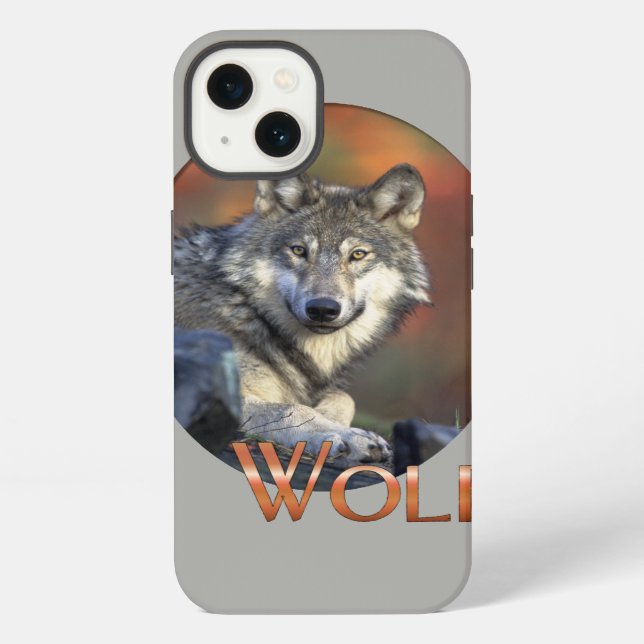 Wolf Lovers Art iPhone Case (Back)